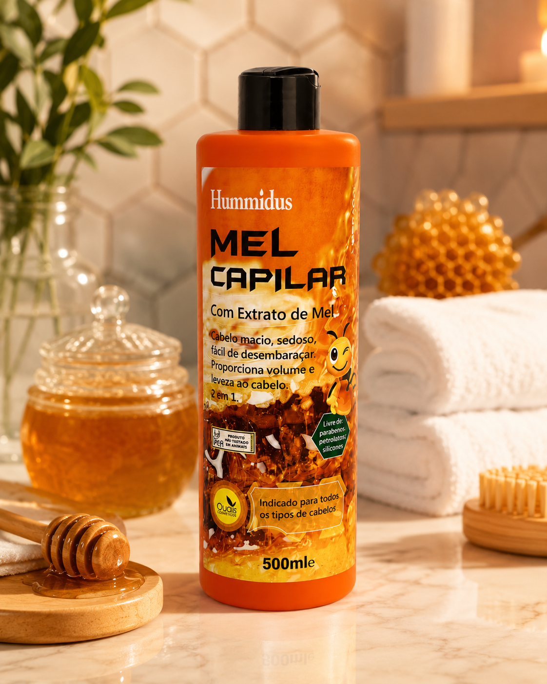 Creme Capilar Mel 500ml