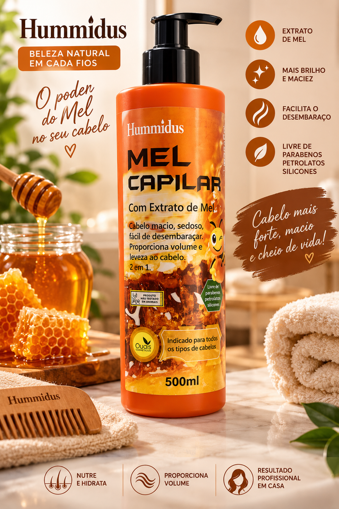 Creme Capilar Mel 500ml